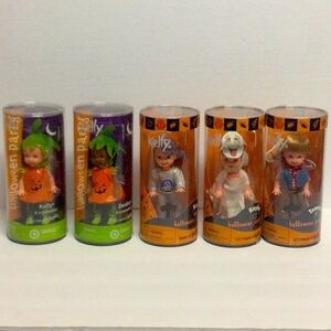 Barbie 5 Halloween Kelly Dolls NEW